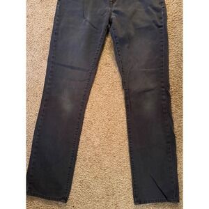 Volcom Vorta Slim Straight Leg Jeans Mens size 30 Faded Black Charcoal Pants